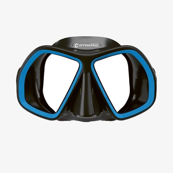 DYNAMIC NORD TG-50 MASK TWO GLASS BLACK/BLUE - SMALL