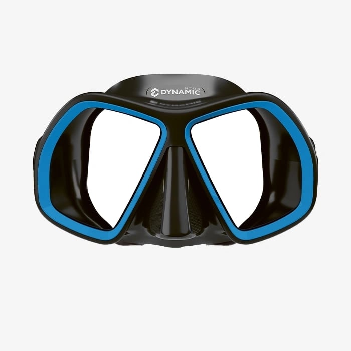 DYNAMIC NORD TG-50 MASK TWO GLASS BLACK/BLUE - SMALL
