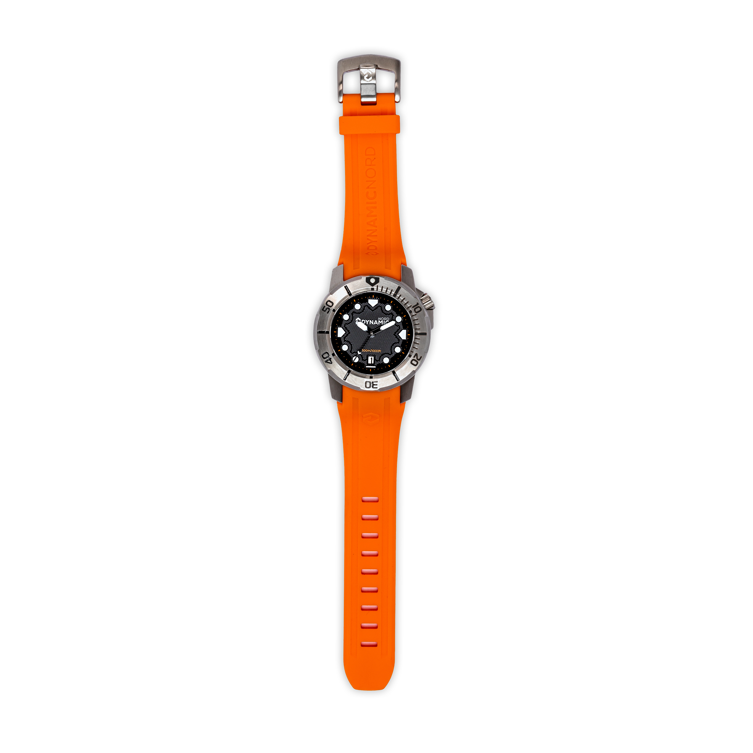 Dive watch brushed ST-300 orange 01 Dive watch brushed ST-300 orange 01