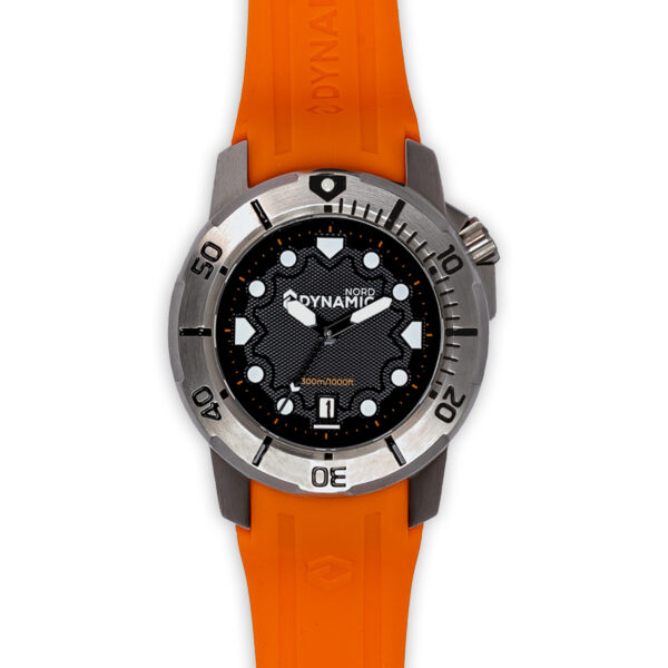 Dive watch brushed ST-300 orange 02