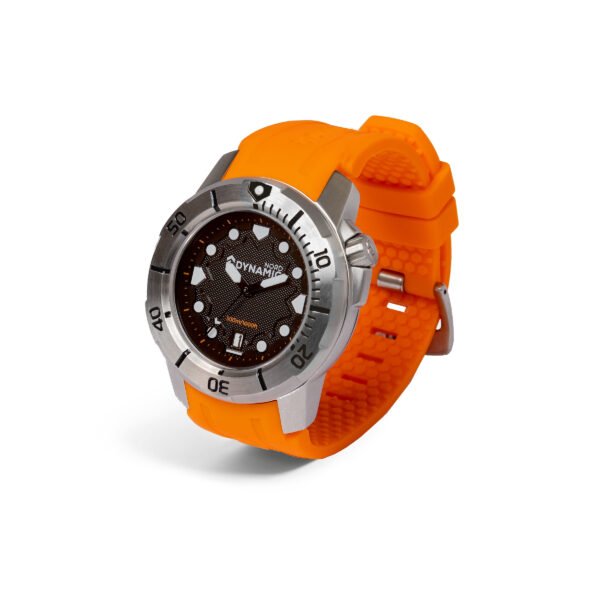 Dive watch brushed ST-300 orange 03
