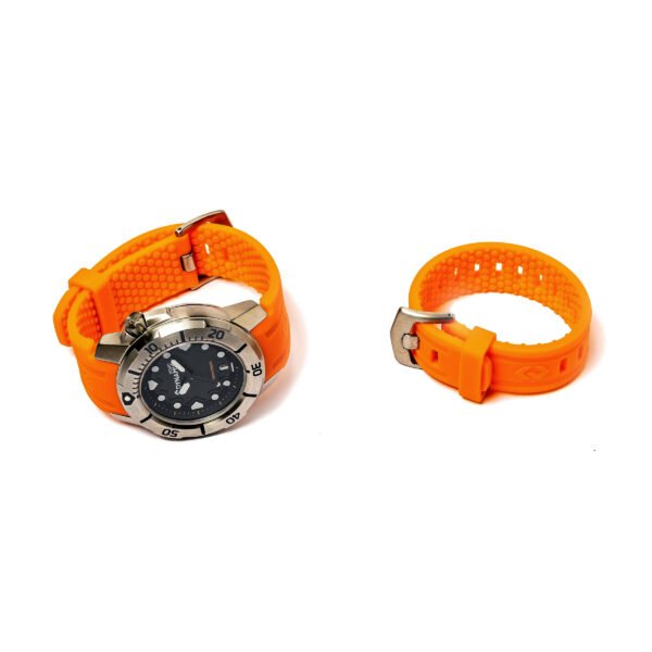 Dive Watch brushed ST-300 orange 04