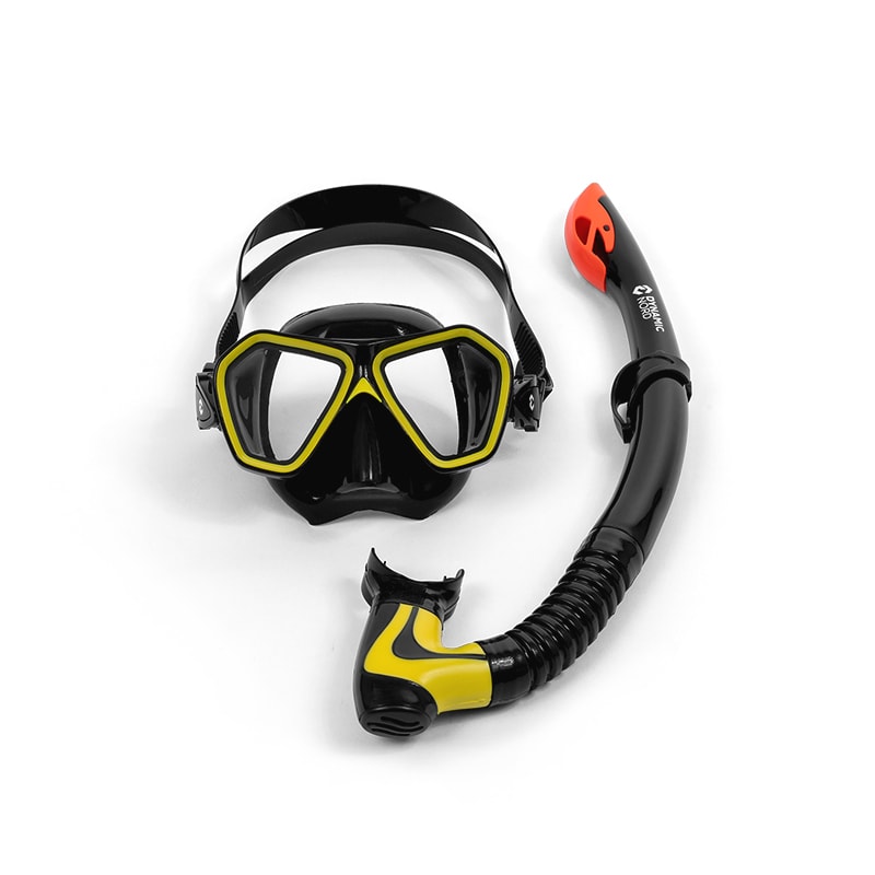 Snorkeling Set MSJ-20 black/yellow 01